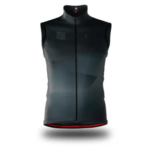 Bora Gravity nero smanicato antivento – Donna