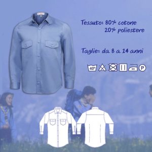 Camicia Junior Uniforme Scout Agesci