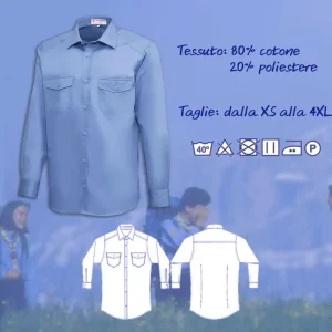 Camicia uomo uniforme Scout Agesci