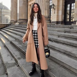 cappotto color cammello