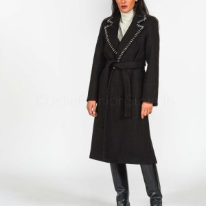 cappotto lungo nero