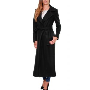 cappotto nero lungo