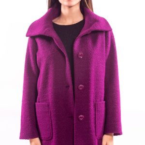 cappotto viola