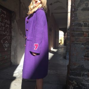 cappotto viola
