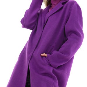cappotto viola