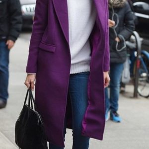 cappotto viola