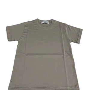 T-SHIRT FILO DI SCOZIA BEIGE