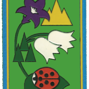 Distintivo progressione personale cerchio Coccinella della montagna