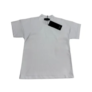 T-shirt basic neonato bianca