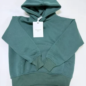 Felpa con cappuccio verde 03