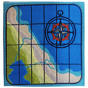 Distintivo brevetto di competenza EG Esploratore delle acque