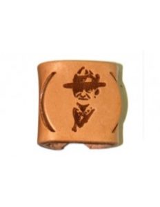 Nodo fazzolettone cuoio B/P