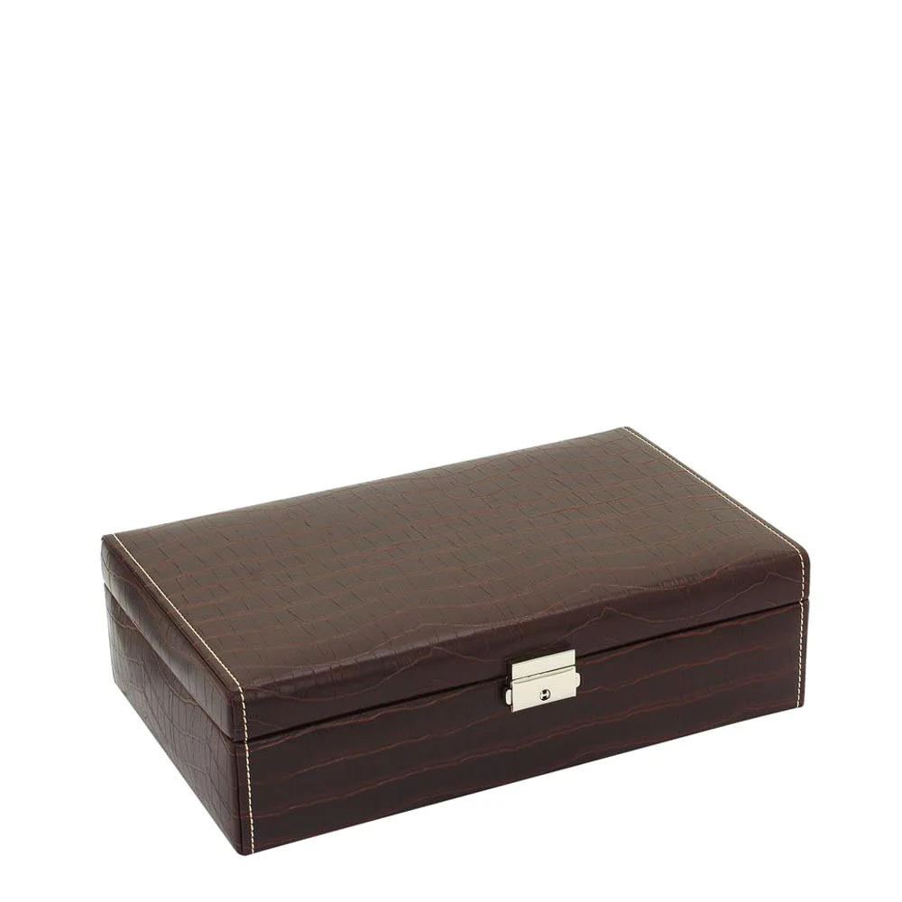 Cofanetto porta orologi Friedrich23 10 posti stampa cocco Testa di moro - immagine 3