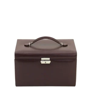 Scatola porta gioielli Friedrich23 con manico e 3 cassetti Burgundy