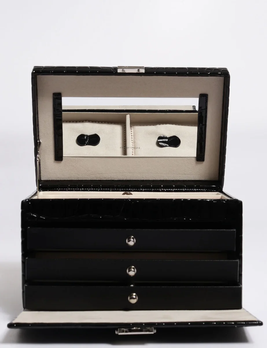 Scatola porta gioielli Friedrich23 stampa cocco Black - immagine 3