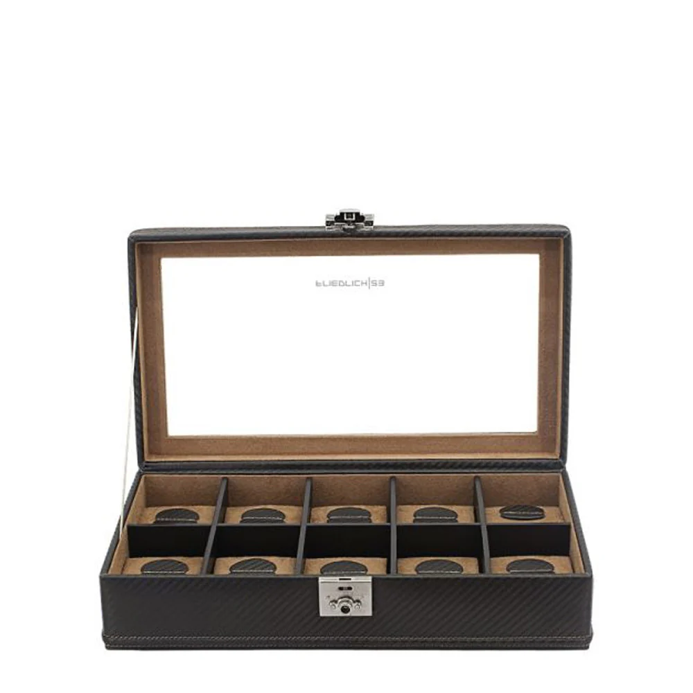 Cofanetto porta orologi Friedrich23 Carbon 10 posti Dark Brown - immagine 5