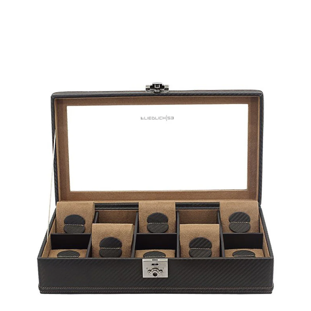 Cofanetto porta orologi Friedrich23 Carbon 10 posti Dark Brown - immagine 3