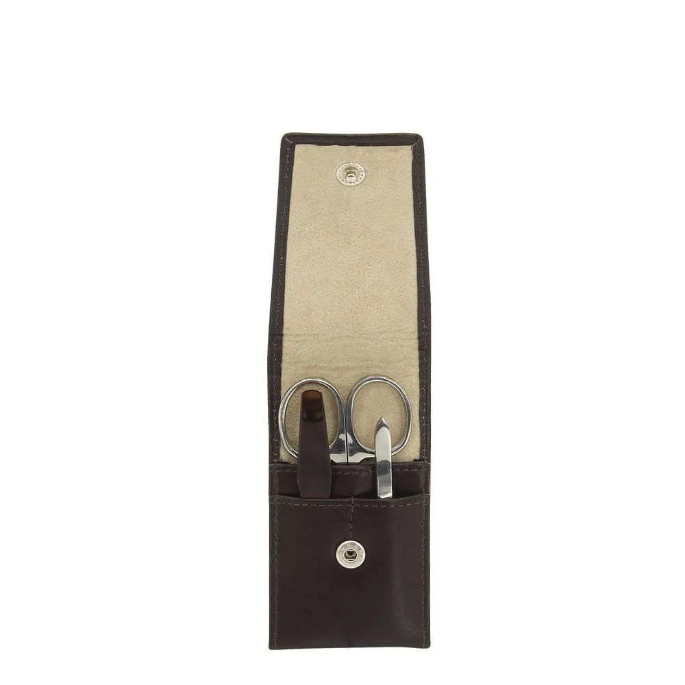 Astuccio per set manicure Friedrich Lederwaren Brown - immagine 3