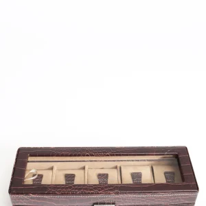 Porta orologi Friedrich23 Le Croc 5 posti Brown