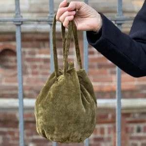 SECCHIELLO IN VELLUTO "KHAKI"