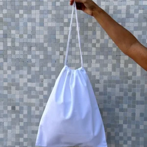 SACCHETTO ASILO PIQUET BIANCO