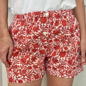 SHORTS LIBERTY DONNA "SAMBOURNE" ROSSO