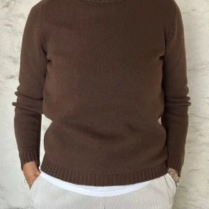 GOLF COLLO ALTO DONNA CACAO