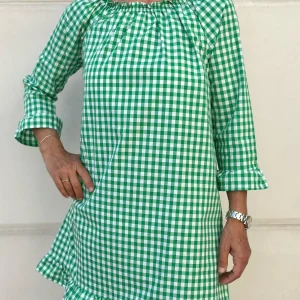 ABITINO DONNA QUADRO VERDE