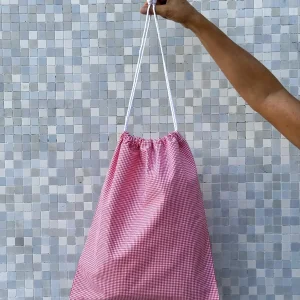 SACCHETTO ASILO QUADRO ROSSO