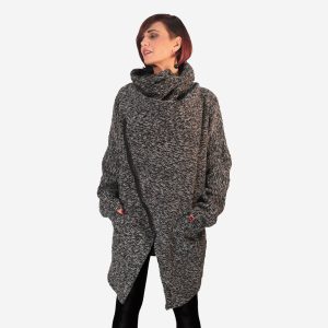 Cappotto Biker Bouclé