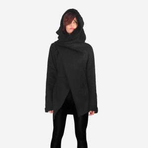 Montone vegano con cappuccio