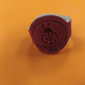 Nodo cuoio ad anello coccinella