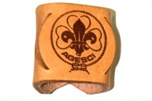 Nodo fazzolettone cuoio Agesci