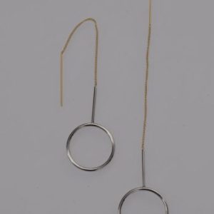 Orecchini pendenti con cerchio
