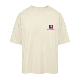 ECO Unisex Oversize T-Shirt - T-shirt taglio ampio in cotone organico con logo ricamato
