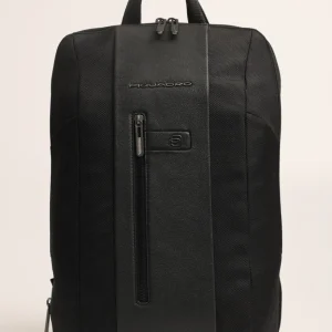 Zaino Piquadro Brief espandibile pelle e tessuto