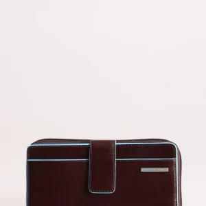 Portafoglio Piquadro donna con porta monete Blue Square