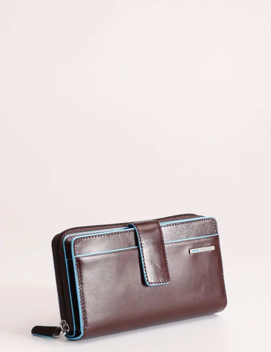 Portafoglio Piquadro donna con porta monete Blue Square - immagine 4