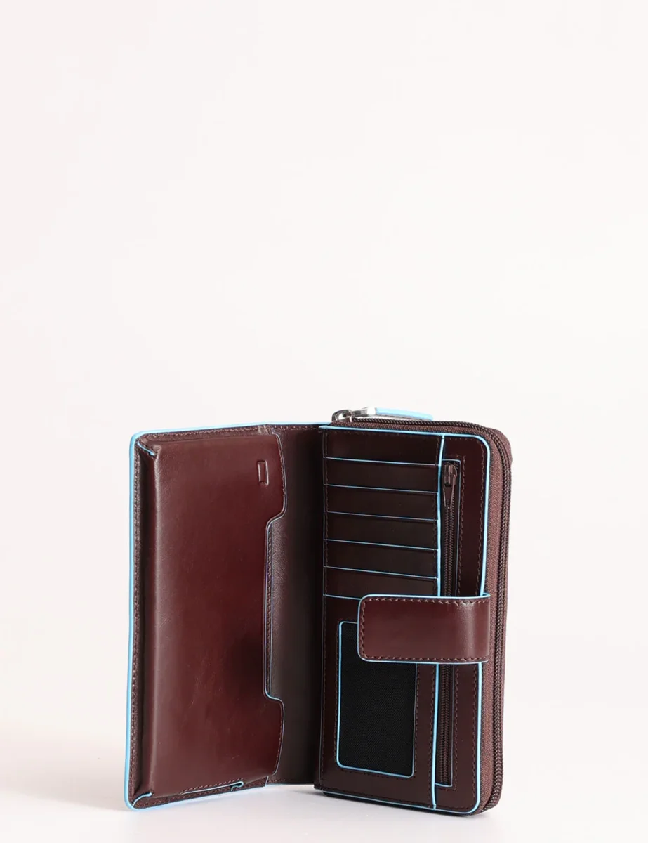 Portafoglio Piquadro donna con porta monete Blue Square - immagine 3