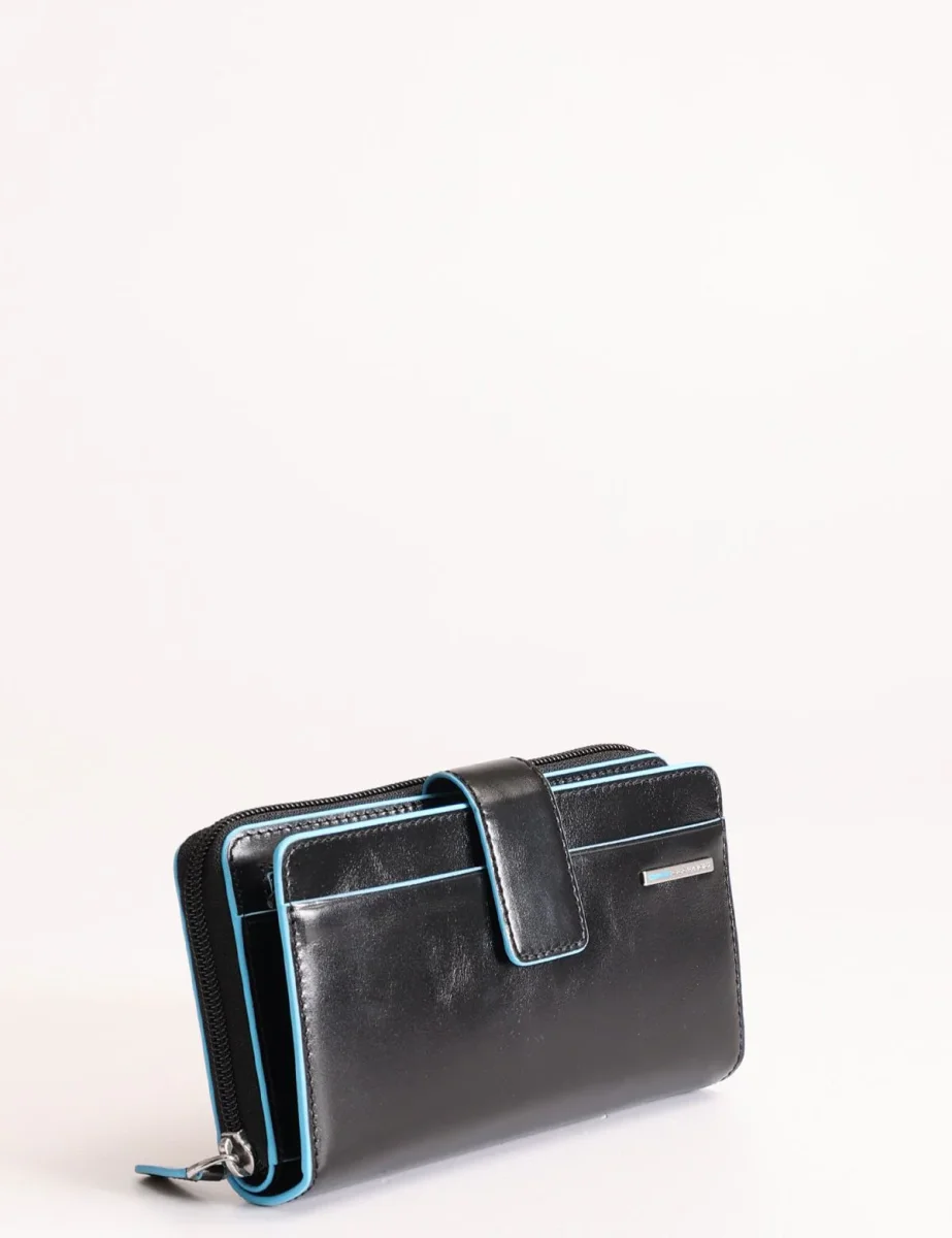 Portafoglio Piquadro donna con porta monete Blue Square - immagine 9