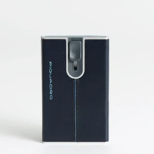 Porta carte Piquadro Blue Square compact wallet