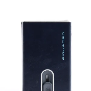 Porta carte Piquadro Blue Square compact wallet porta monete