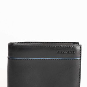 Portafoglio Piquadro Blue Square Revamp con volantino porta documenti