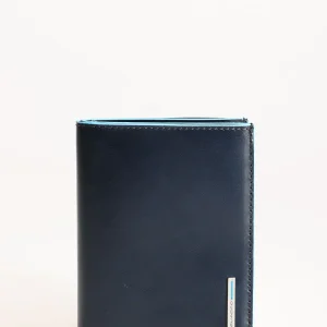 Portafoglio Piquadro verticale multiscomparto Blue Square