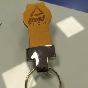 Portachiavi in cuoio Scout Tech