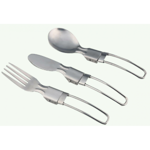 Posate pieghevoli acciaio Metalfold