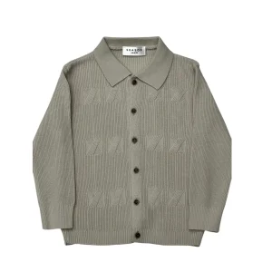 Cardigan Bimbo In Maglia 008 Manica Lunga Beige