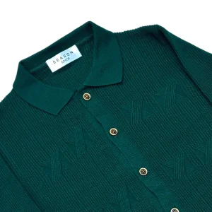 Cardigan Bimbo In Maglia 008 Manica Lunga Verde