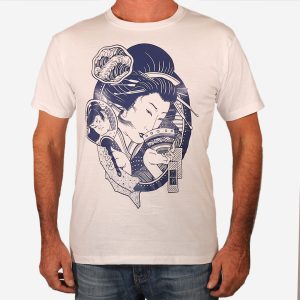 t shirt geisha-w