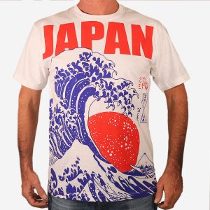 t shirt japan hokusai wave